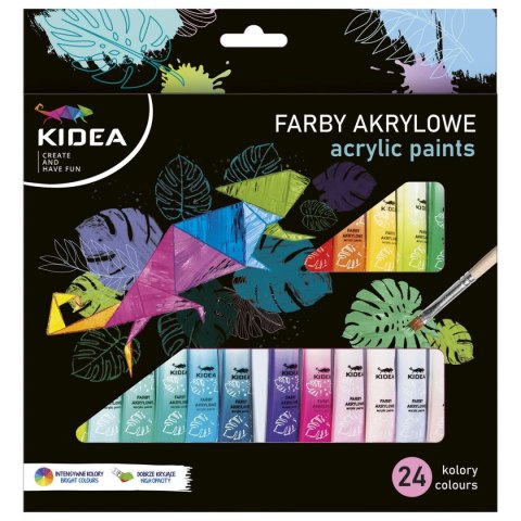 Farby akwarelowe Kidea 6ml 24 kolor. (FAA24KA) Farby akwarelowe Kidea 6ml 24 kolor. (FAA24KA)