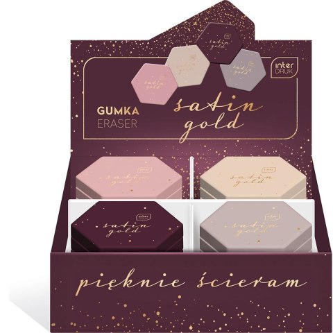 Gumka do mazania Interdruk SATIN GOLD 20 szt (IGUMKASG) Gumka do mazania Interdruk SATIN GOLD 20 szt (IGUMKASG)
