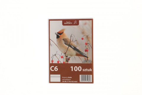 Koperta WZ Eurocopert sk C6 biała [mm:] 114x162 100 sztuk