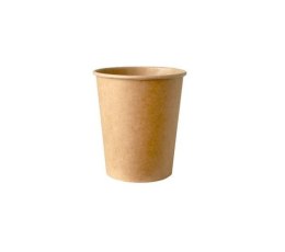 Kubek jednorazowy (nd) papierowy KRAFT papier pokryty folią 250ml
