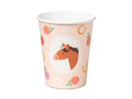 Kubek jednorazowy Partydeco Happy Birthday Konie, 13 x 150 cm papier 220ml (KPP77-EU1)