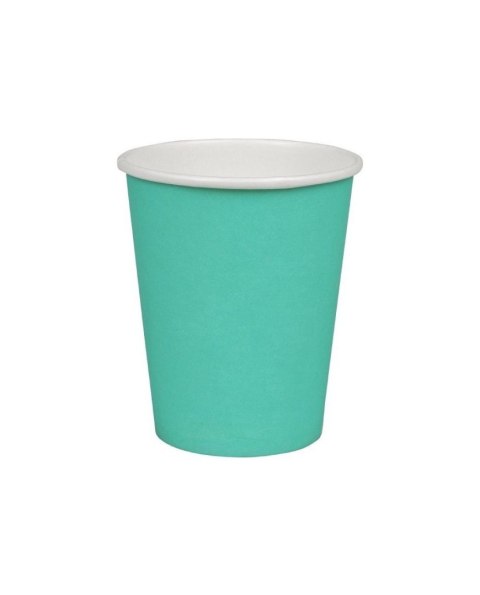 Kubek jednorazowy (nd) turkusowy papierowy papier 250ml (132666) Kubek jednorazowy (nd) turkusowy papierowy papier 250ml (132666)