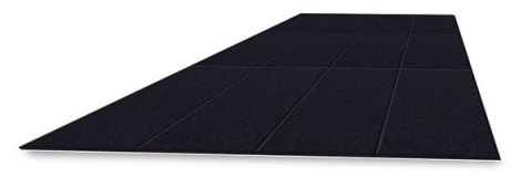 Magnes Craft-Fun Series prostokąty samoprzylepne czarne [mm:] 12,7x25 Titanum 12 sztuk