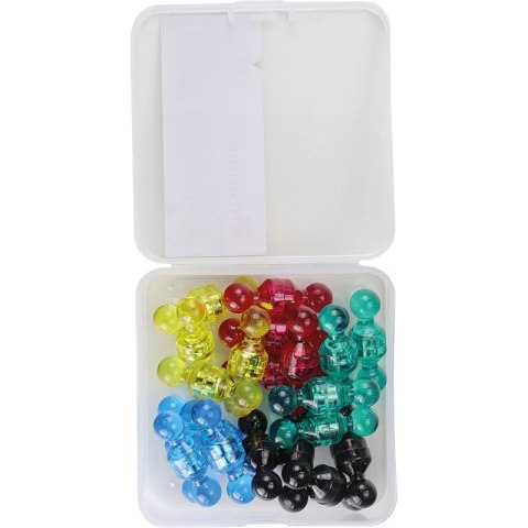 Magnes Titanum pinezki tablicowe 10 mm neodymowe mix śr. 10mm 40 sztuk Magnes Titanum pinezki tablicowe 10 mm neodymowe mix śr. 10mm 40 sztuk