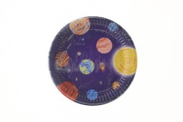 Talerz jednorazowy Arpex galaxy papier śr. 180mm 8 szt (DC2809F)