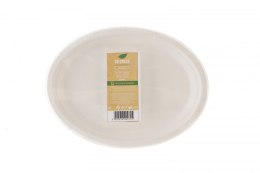 Talerz jednorazowy Arpex trzcina cukrowa owal 26x19cm papier 6 szt (KG9755)