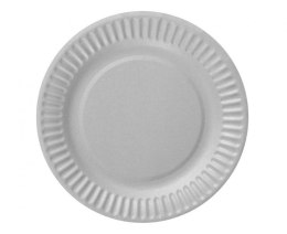 Talerz jednorazowy Godan srebrny papier śr. 180mm 6 szt (PF-TPS6)