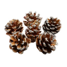 Ozdoba świąteczna szyszki brokatowe Arpex (BN3544)