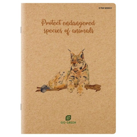 Zeszyt Top 2000 Go Green STANDARD A4 60k. 70g krata (400153378) Zeszyt Top 2000 Go Green STANDARD A4 60k. 70g krata (400153378)