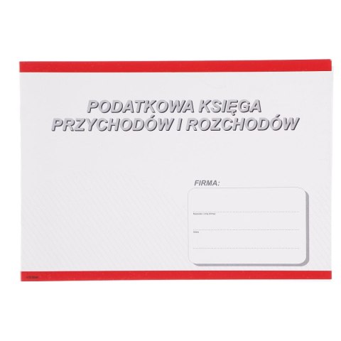 Druk offsetowy Stolgraf Podatkowa księga przychodów i rozchodów A4 A4 18k. (P1) Druk offsetowy Stolgraf Podatkowa księga przychodów i rozchodów A4 A4 18k. (P1)