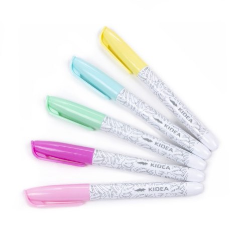 Marker specjalistyczny Kidea Pastel do tkanin mix okrągła końcówka (MPOT5KA) Marker specjalistyczny Kidea Pastel do tkanin mix okrągła końcówka (MPOT5KA)