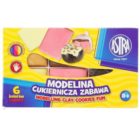 Modelina Astra 6 kol. cukiernicza zabawa mix (304114001) Modelina Astra 6 kol. cukiernicza zabawa mix (304114001)