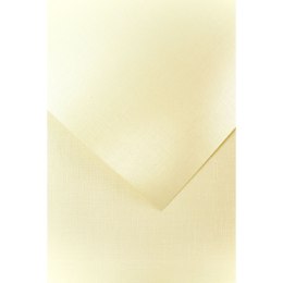 Papier ozdobny (wizytówkowy) Galeria Papieru holland kremowy A4 kremowy 230g (200502)
