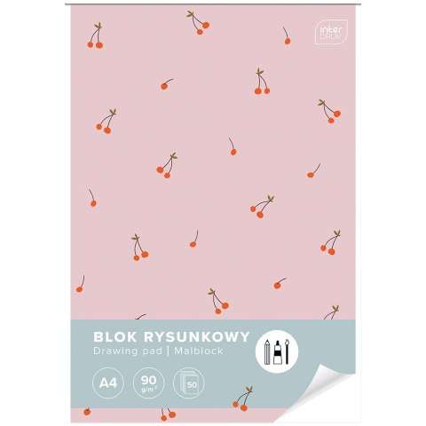 Blok rysunkowy Interdruk bloki 5902277314529 A4 białe 90g 50k Blok rysunkowy Interdruk bloki 5902277314529 A4 białe 90g 50k