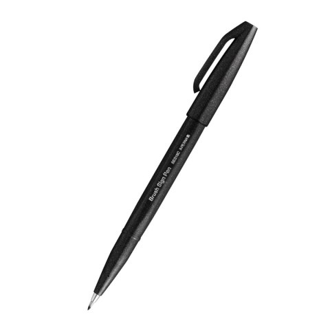Flamaster Pentel brush sign czarny 1 kol. (SES15C-A) Flamaster Pentel brush sign czarny 1 kol. (SES15C-A)