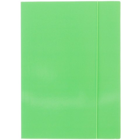 Teczka kartonowa na gumkę (jk) szkolna fluo A4 mix 250g Kreska