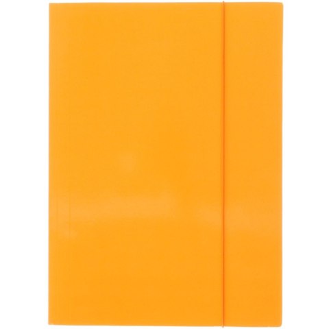 Teczka kartonowa na gumkę (jk) szkolna fluo A4 mix 250g Kreska