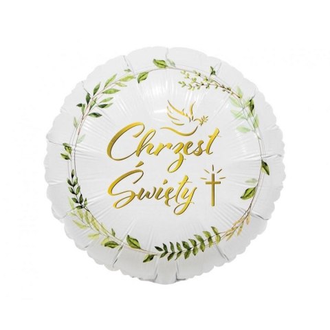 Balon foliowy Godan Chrzest Święty (gołąbek i krzyż) 18cal (FG-OCGK) Balon foliowy Godan Chrzest Święty (gołąbek i krzyż) 18cal (FG-OCGK)