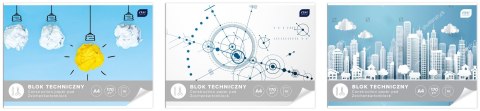 Blok techniczny Interdruk A4 biały 170g 10k (BLT) Blok techniczny Interdruk A4 biały 170g 10k (BLT)