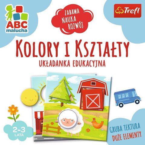 Gra edukacyjna Trefl ABC Malucha Kolory I kształty (01939) Gra edukacyjna Trefl ABC Malucha Kolory I kształty (01939)