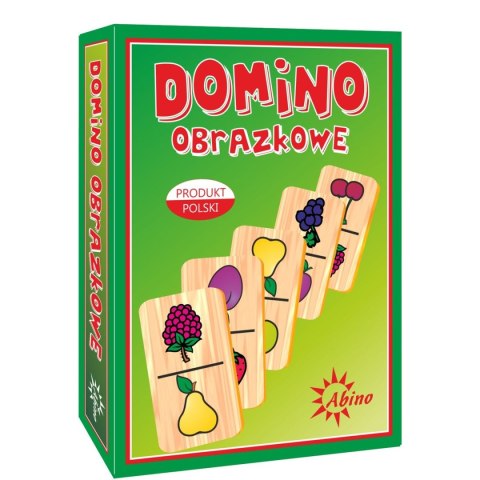 Gra logiczna Abino owoce Zwierzęta Domino Gra logiczna Abino owoce Zwierzęta Domino