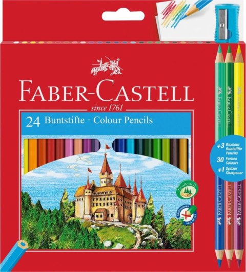 Kredki ołówkowe Faber Castell 24 kol. (110324) Kredki ołówkowe Faber Castell 24 kol. (110324)
