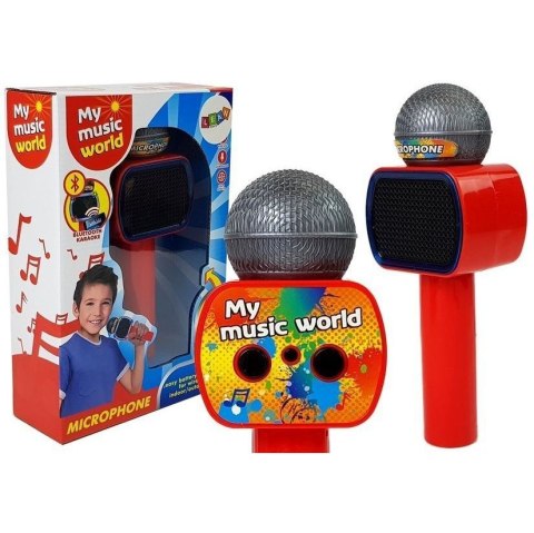 Mikrofon zabawkowy Lean Dziecięcy Bezprzewodowy Karaoke Głośnik Bluetooth Czerwony (7828) Mikrofon zabawkowy Lean Dziecięcy Bezprzewodowy Karaoke Głośnik Bluetooth Czerwony (7828)