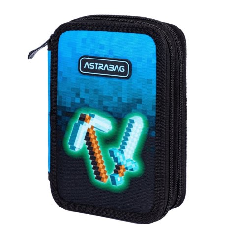 Piórnik Astra Astrabag Jumbo Blue Pixel (503024055) Piórnik Astra Astrabag Jumbo Blue Pixel (503024055)