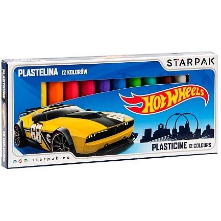 Plastelina Starpak 12 kol. Hot Wheels mix (337501) Plastelina Starpak 12 kol. Hot Wheels mix (337501)