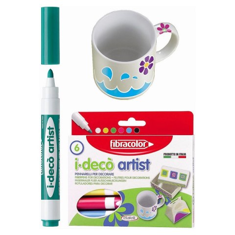 Flamaster Fibracolor i-deco 6 kol. Flamaster Fibracolor i-deco 6 kol.