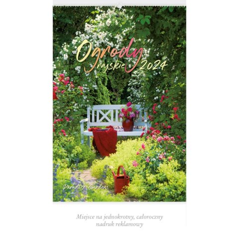 Kalendarz ścienny OGRODY RAJSKIE 13-planszowe 2024 320mm x 470mm Lucrum (RW11) Kalendarz ścienny OGRODY RAJSKIE 13-planszowe 2024 320mm x 470mm Lucrum (RW11)