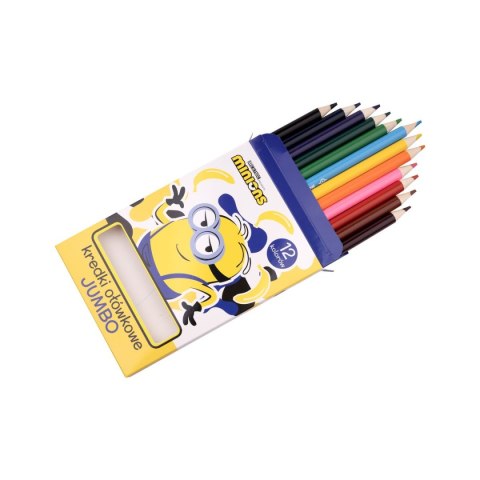 Kredki ołówkowe Beniamin Minionki Jumbo 12 kol. Kredki ołówkowe Beniamin Minionki Jumbo 12 kol.