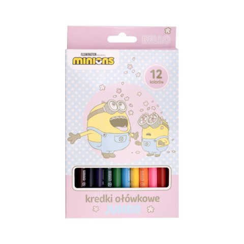 Kredki ołówkowe Beniamin Minionki Jumbo 12 kol. Kredki ołówkowe Beniamin Minionki Jumbo 12 kol.