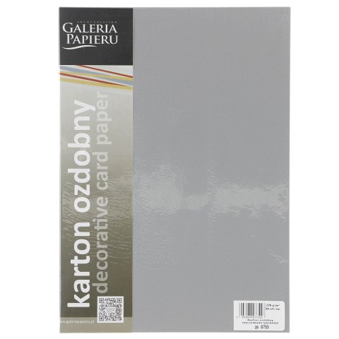 Papier ozdobny (wizytówkowy) Galeria Papieru millenium srebrny A4 srebrna 270g (200705) Papier ozdobny (wizytówkowy) Galeria Papieru millenium srebrny A4 srebrna 270g (200705)