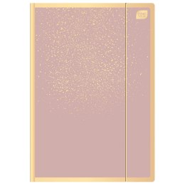 Teczka kartonowa na gumkę SATIN GOLD 1 A4+ złoty 400g Interdruk