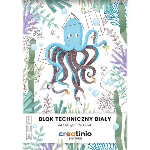 Blok techniczny Top 2000 Creatinio A4 biały 170g 10k (400176667) Blok techniczny Top 2000 Creatinio A4 biały 170g 10k (400176667)