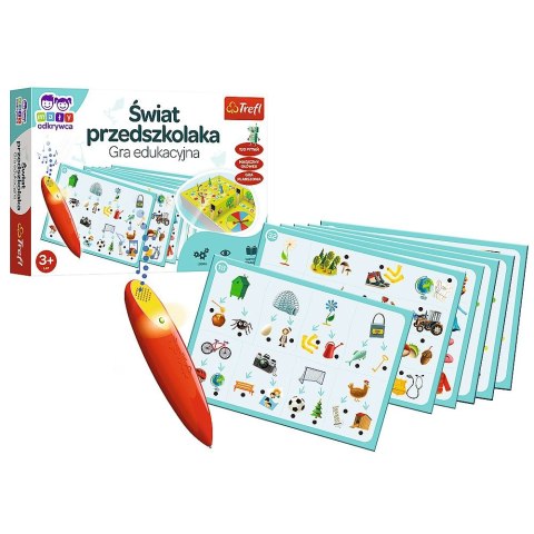 Gra edukacyjna Świat przedszkolaka Mały Odkrywca i Magiczny ołówek Świat przedszkolaka Magiczny ołówek Trefl (02112) Gra edukacyjna Świat przedszkolaka Mały Odkrywca i Magiczny ołówek Świat przedszkolaka Magiczny ołówek Trefl (02112)