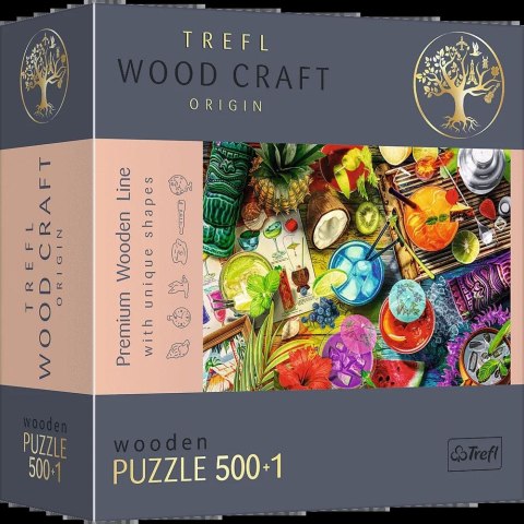 Puzzle przestrzenne Trefl drewniane Kolorowe koktajle 501 el. (20154) Puzzle przestrzenne Trefl drewniane Kolorowe koktajle 501 el. (20154)