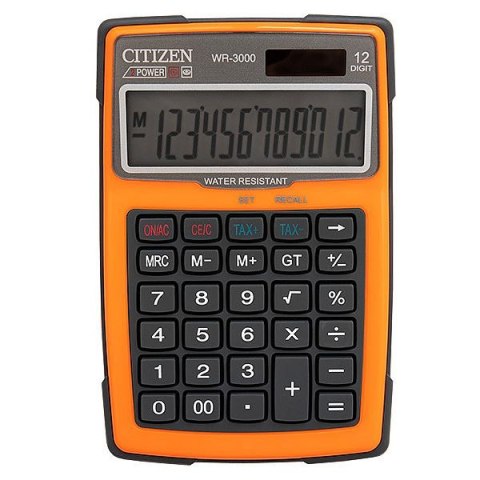 Kalkulator kieszonkowy Citizen (WR-3000NRORE) Kalkulator kieszonkowy Citizen (WR-3000NRORE)