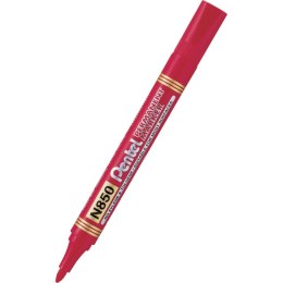 Marker permanentny Pentel czerwony 1,5mm okrągła końcówka