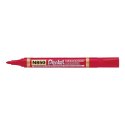 Marker permanentny Pentel czerwony 1,5mm okrągła końcówka