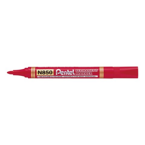 Marker permanentny Pentel czerwony 1,5mm okrągła końcówka Marker permanentny Pentel czerwony 1,5mm okrągła końcówka