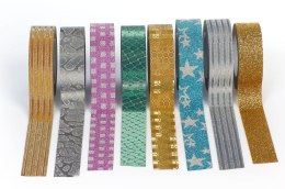 Taśma ozdobna Taśma dekoracyjny glamour disp.24szt. 15x10 [mm x m] mix Astra Creativo