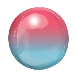 Balon foliowy Amscan kula ombre 16cal (3984501)