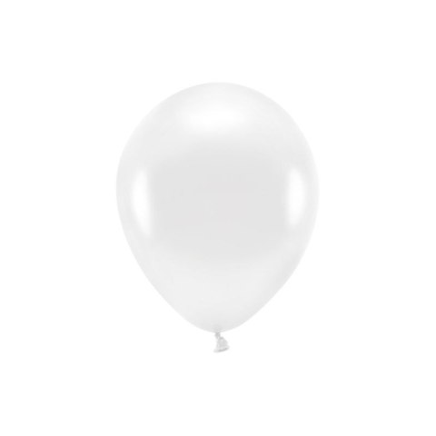Balon gumowy Partydeco Metalizowane Eco Balloons biały 260mm (ECO26M-008) Balon gumowy Partydeco Metalizowane Eco Balloons biały 260mm (ECO26M-008)