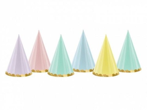 Czapka party Yummy, mix, 16cm mix papier Partydeco (CPP24)