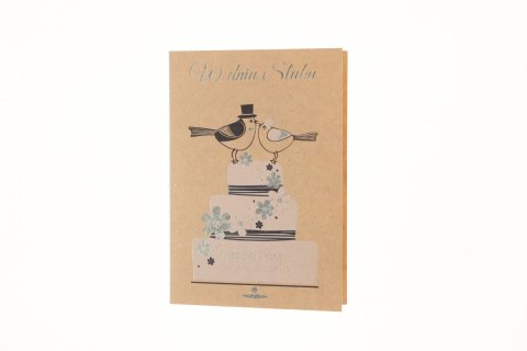 Kartka składana Eko Ślub B6 Pol-mak (B6EKO_SL)