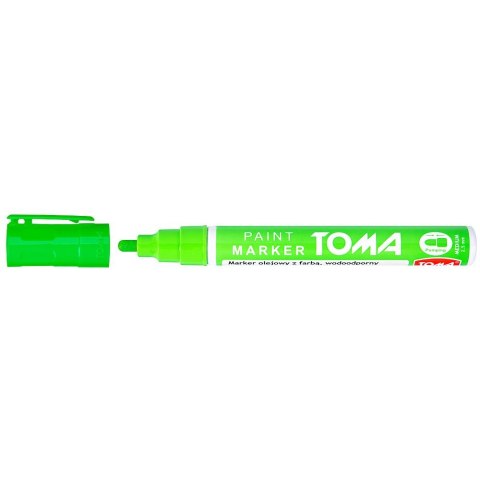 Marker olejowy Toma JASNO ZIELONY zielony jasny 2,5mm okrągła końcówka (to-40) Marker olejowy Toma JASNO ZIELONY zielony jasny 2,5mm okrągła końcówka (to-40)