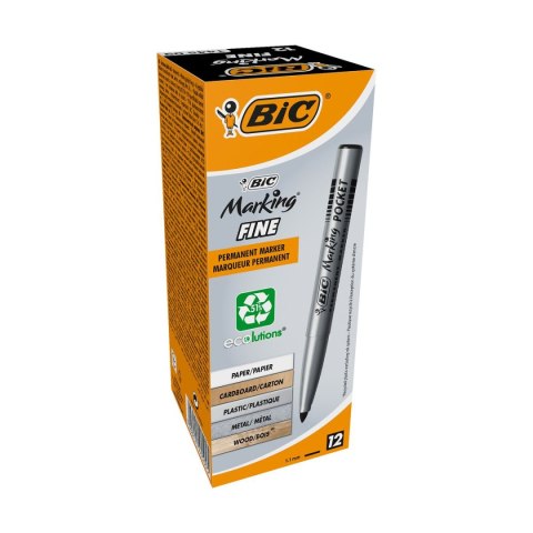 Marker permanentny Velleda 8209022 czarny 1,1mm okrągła końcówka (1445) Marker permanentny Velleda 8209022 czarny 1,1mm okrągła końcówka (1445)