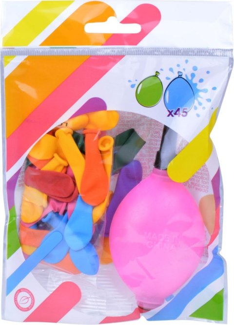 Balony wodne z pompką 45 szt Balony wodne z pompką 45 szt